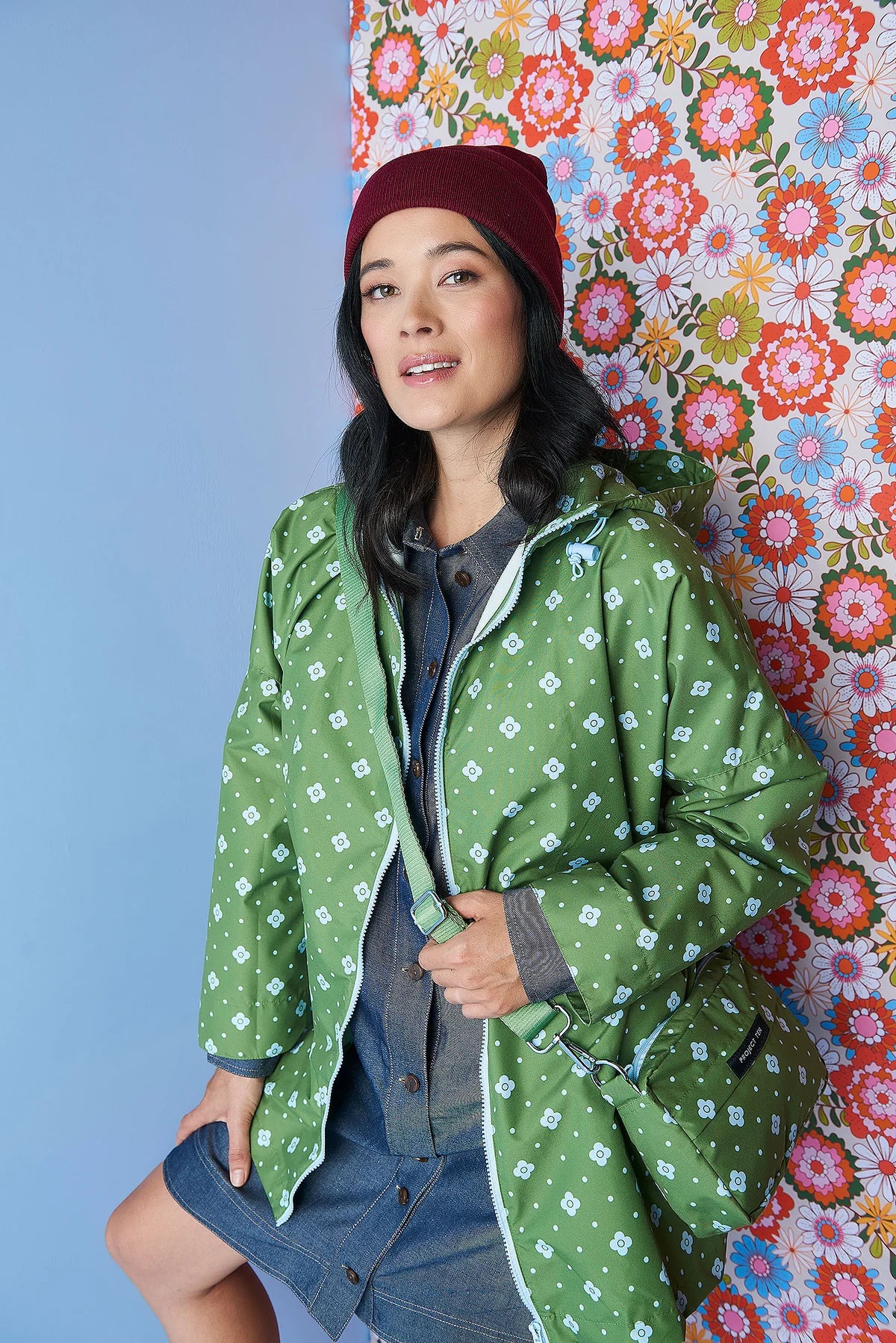 Raincoat - Spotted Floral - NEW