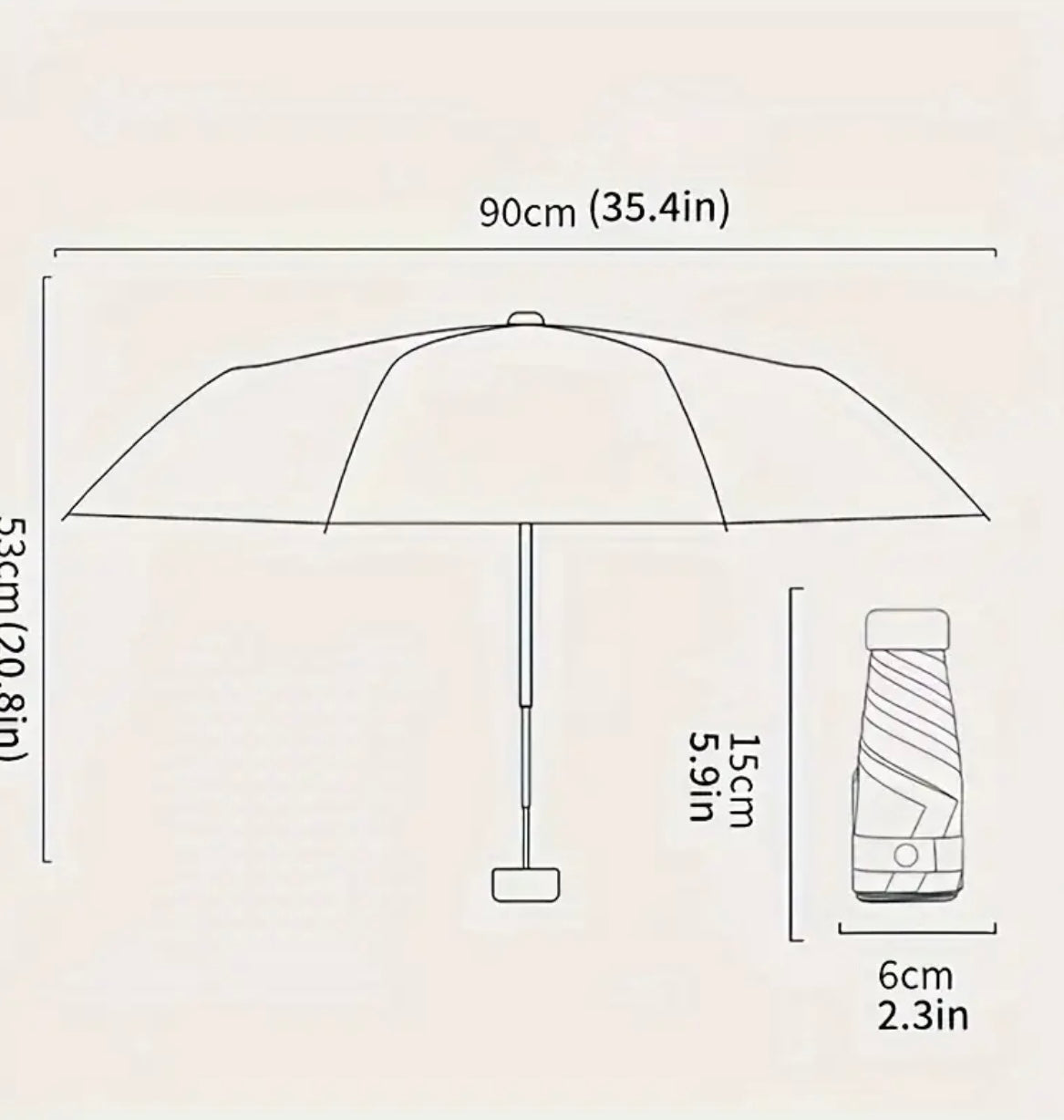 Mini Travel Umbrella